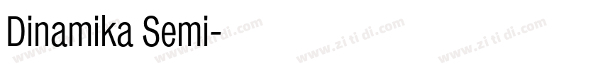 Dinamika Semi字体转换